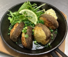 ステーキ椎茸の肉詰め