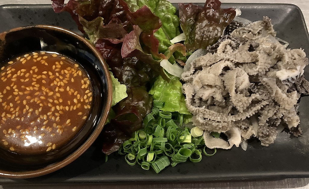 新メニュー！ 国産牛せんまい刺し