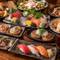 海の幸からお肉までお酒が進む多彩な自慢の逸品をご用意