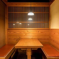 〈全100席〉洗練されたモダンな個室席も完備◎