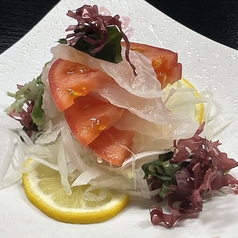 鯛とトマトのサラダ