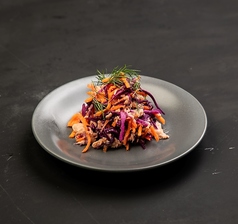 ツナと赤キャベツのハーブキャロットラペ