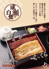 ふっくら 成瀬の白焼　二色重（蒲焼・白焼）