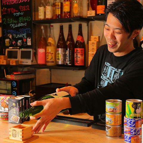 缶詰と日本酒bar 缶can 東通り バー カクテル ホットペッパーグルメ