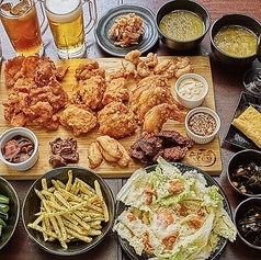 宴会におすすめ!お得な飲み放題付きコース♪