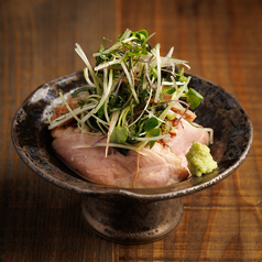 国産鴨と静岡県産山葵の鴨わさ