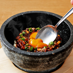 石焼き海鮮麻婆豆冨/山芋とろろ焼き