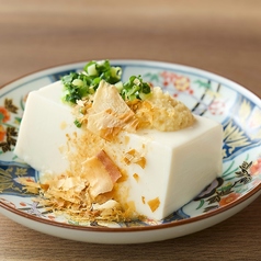 おわらのまちの豆腐の冷奴