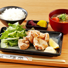 若鶏の唐揚げ定食
