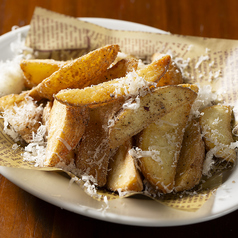 山椒チーズのフライドポテト