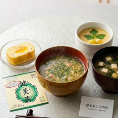健美菜（チンメンサイ）具入りスープ
