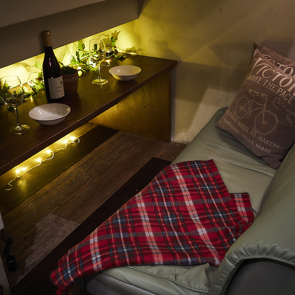 大人気のカップルシート！二人きりの特別な夜を。