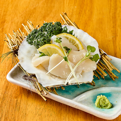 帆立刺身