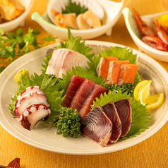 刺身5点盛り合わせ
