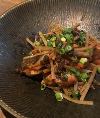 鰻とキンピラの山椒和え