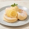 奇跡のパンケーキ　3種のレモンとレアチーズ3KINDS OF LEMON  AND RARE CHEESE