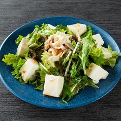 豆腐と蒸し鶏のさっぱりサラダ