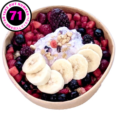 71 &nbsp;ブルーベリーグリークヨーグルトボウル