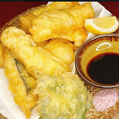 魚とイカの天ぷら