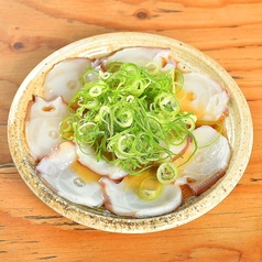 水たこと塩ネギごま油