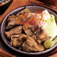 藁香る阿波尾鶏もも藁焼き　～おろしポン酢～