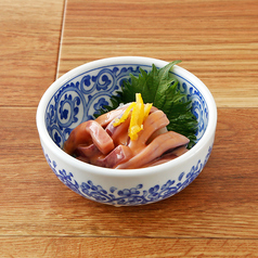 北海道産 いかの塩辛/梅くらげクリームチーズ和え　各