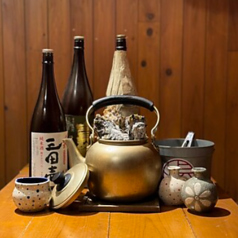 炭焼きと魚貝と日本酒 魚's man うおーずまんのコース写真