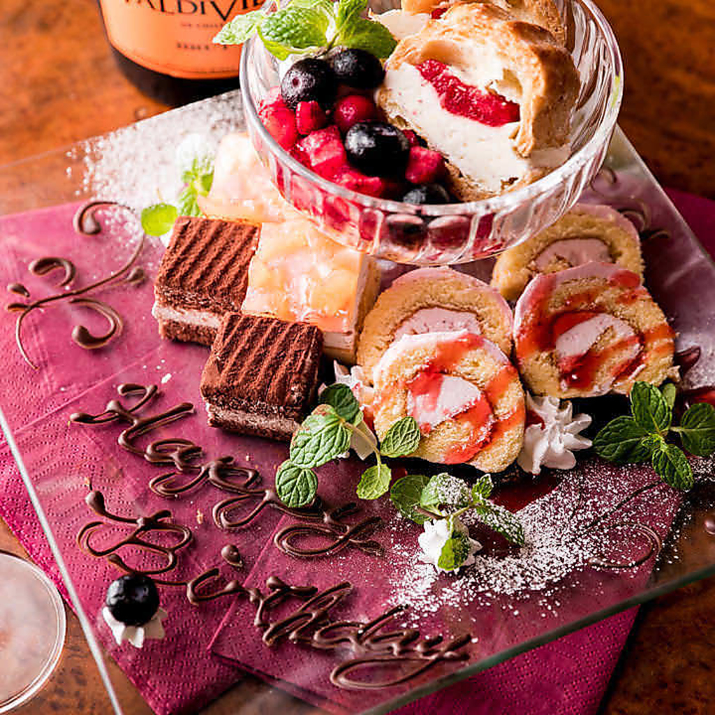 誕生日サプライズはビッグプレートで！クーポンもあります！