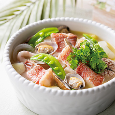 魚介類のコトリヤード仕立て
