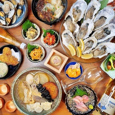カキと肴 ちゅるりのコース写真