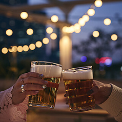 BBQ Plan 全9品 / 2時間フリードリンク付き（アルコール＋ソフトドリンク飲み放題）