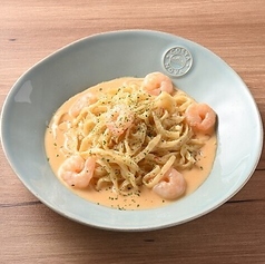 海老のクリームパスタ