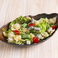 京水菜と湯葉の生麩サラダ
