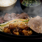 ボリューム満点のステーキや豊富な鉄板料理をご用意◎外はカリッと、中はジューシーに仕上がります！