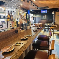 カウンター席あり◎お一人様も大歓迎です！