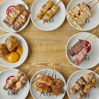 焼き・刺し・逸品まで。こだわりの料理の数々。