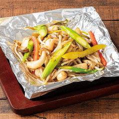 きのことアスパラのバター醤油