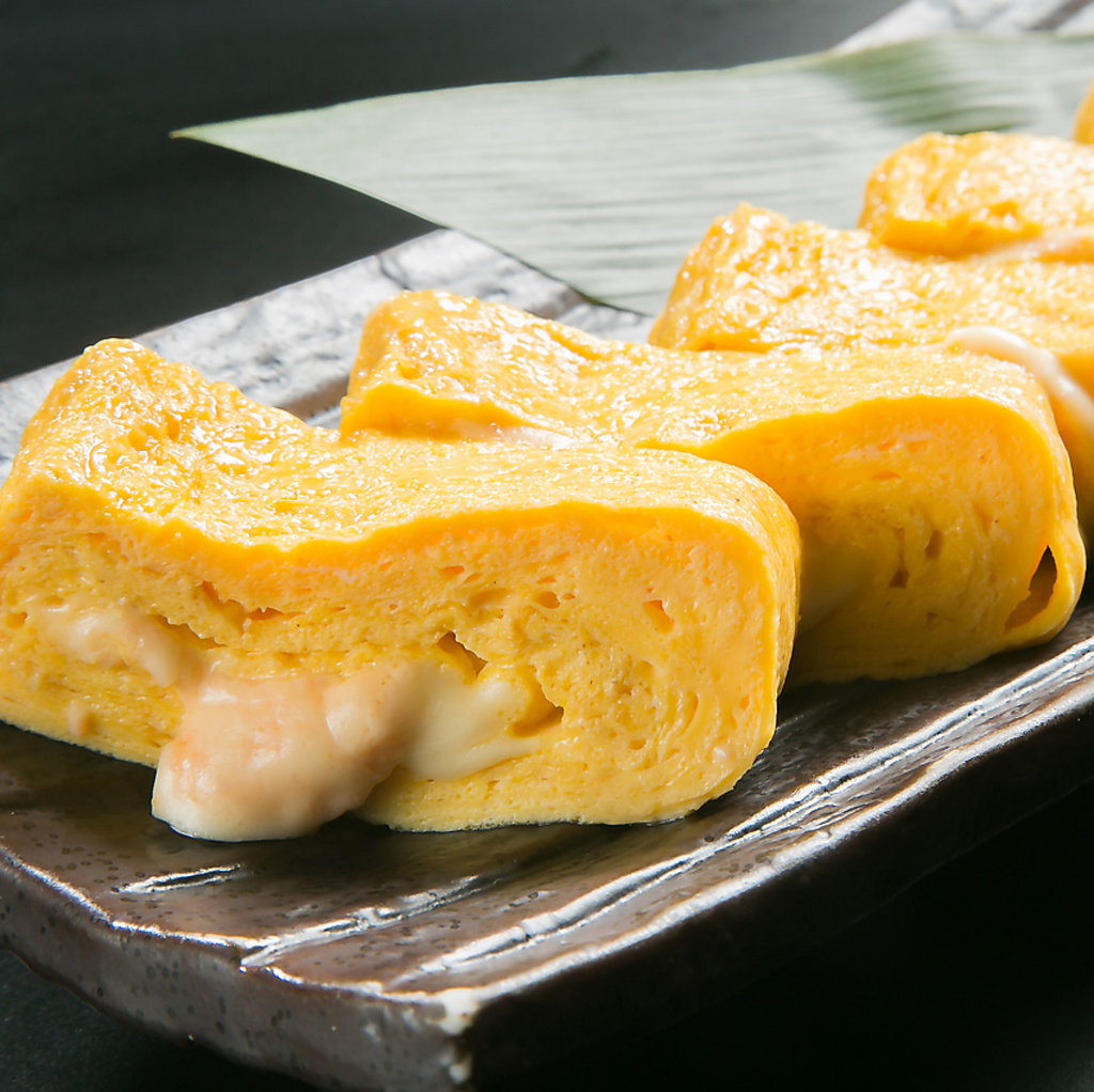 BBといえば出し巻き玉子！特に明太チーズ出し巻きは絶品です★