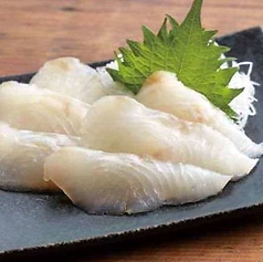 ヒラメのお造り