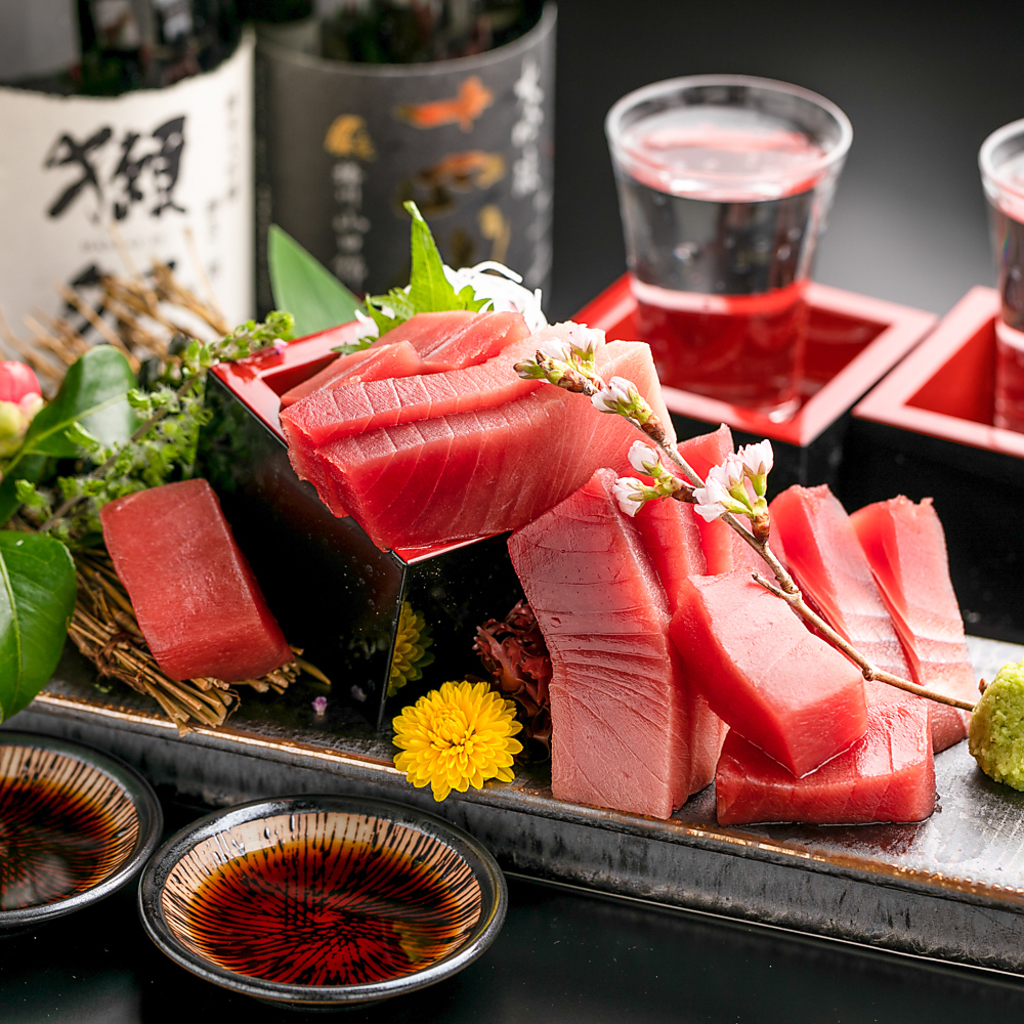 全国から新鮮な旬魚をお取り寄せ！相性抜群な銘酒の数々とご一緒にいかがでしょうか？