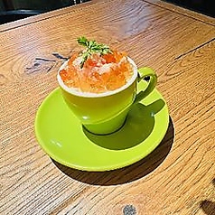 ウニのムース~ずわい蟹とイクラとトマトのコンソメジュレと~