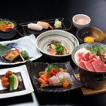 会席風のコースもご用意しております。生ビール飲み放題付き