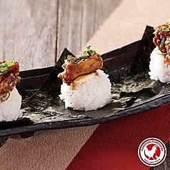 とり鉄特製 とり天むす