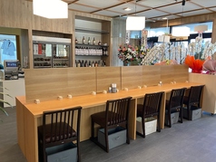 カウンターの写真です