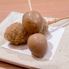 うずら串揚げ 2本