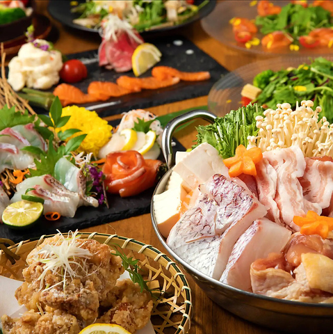 ★全席完全個室★和のデザイナーズ宴会個室で味わう美味い料理♪団体個室居酒屋