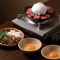 角切り和牛を秘伝の味で◎鉄鍋で味わう元祖味噌すき焼き