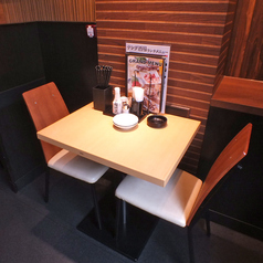 2名席はカップルにおすすめ★　※画像は系列店です