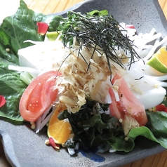 豆腐と大根の健康和風サラダ