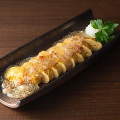 手作りだしまき玉子　和風蟹あんかけ